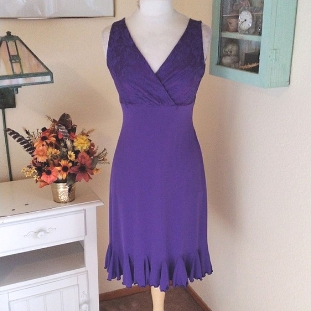 Glamour Purple Dressy Dress